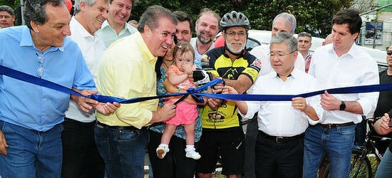 Rossini participa da inauguração da Ciclovia da Norte-Sul