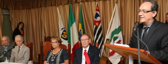 Por iniciativa de Rossini, Câmara presta homenagem à comunidade italiana